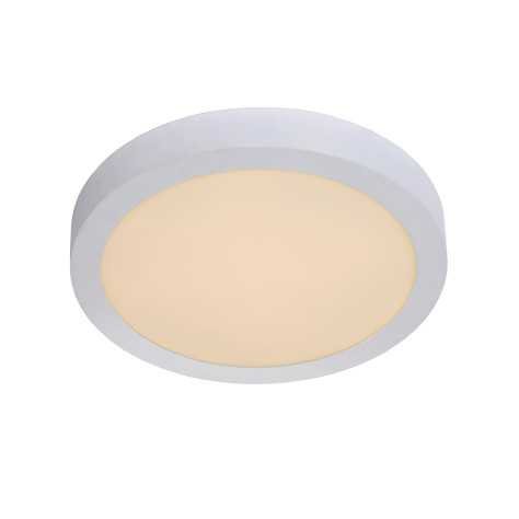 BRICE-LED - Plafonnier Salle de bains - Ø 30 cm - LED Dim. - 1x30W 3000K - IP44 - Blanc