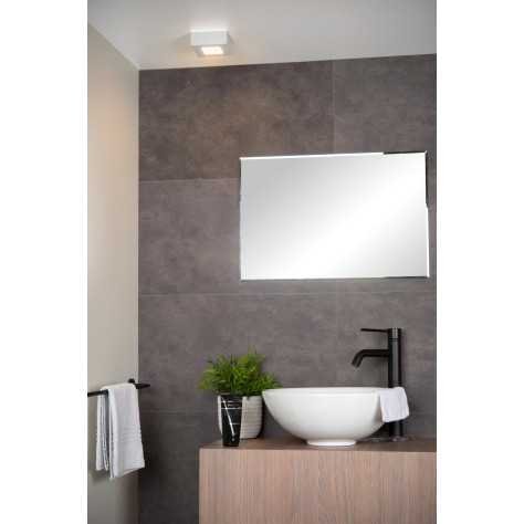 BRICE-LED - Plafonnier Salle de bains - LED Dim. - 1x8W 3000K - IP44 - Blanc