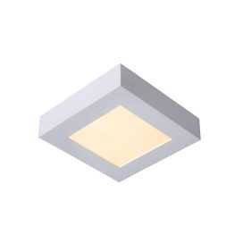 BRICE-LED - Plafonnier Salle de bains - LED Dim. - 1x15W 3000K - IP44 - Blanc