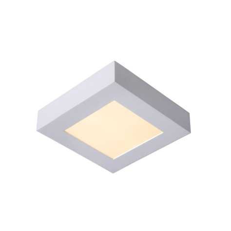 BRICE-LED - Plafonnier Salle de bains - LED Dim. - 1x15W 3000K - IP44 - Blanc