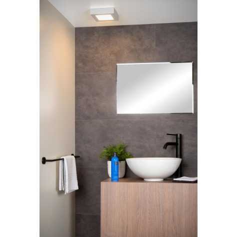BRICE-LED - Plafonnier Salle de bains - LED Dim. - 1x15W 3000K - IP44 - Blanc