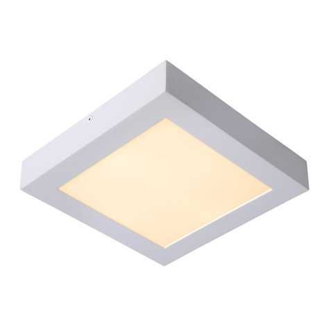 BRICE-LED - Plafonnier Salle de bains - LED Dim. - 1x22W 3000K - IP44 - Blanc