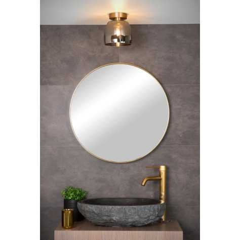 TYLER - Plafonnier Salle de bains - Ø 16,1 cm - 1xG9 - IP44 - Or Mat / Laiton