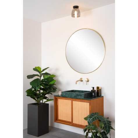 TYLER - Plafonnier Salle de bains - Ø 16,1 cm - 1xG9 - IP44 - Noir