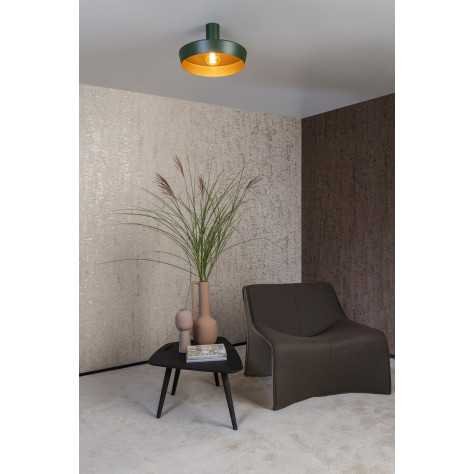 CARDIFF - Plafonnier - Ø 40 cm - 1xE27 - Vert