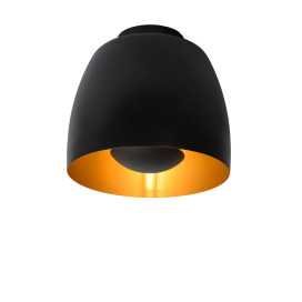 NOLAN - Plafonnier - Ø 24 cm - 1xE27 - Noir