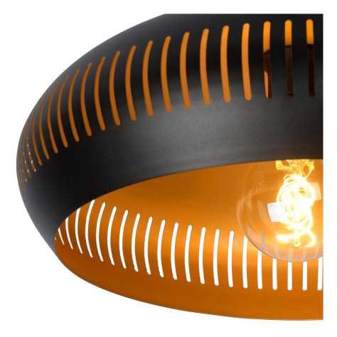 RAYCO - Plafonnier - Ø 45 cm - 1xE27 - Noir