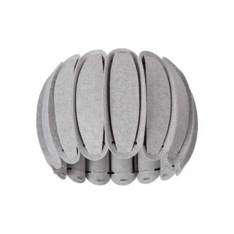 SPENCER - Plafonnier - Ø 30 cm - 1xE27 - Gris