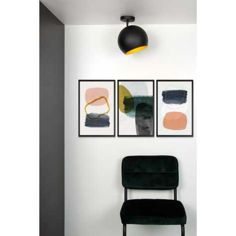 BINK - Plafonnier - Ø 24,5 cm - 1xE27 - Noir