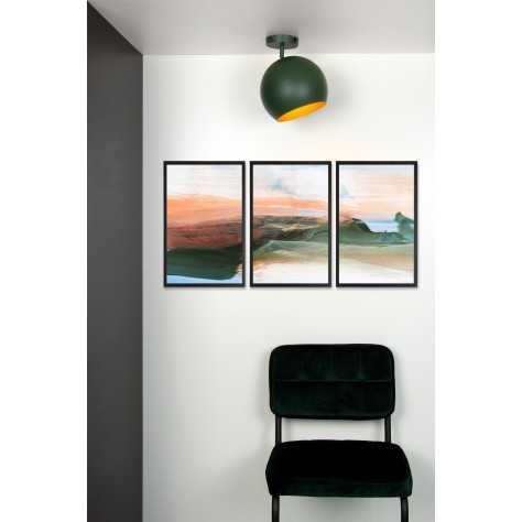 BINK - Plafonnier - Ø 24,5 cm - 1xE27 - Vert