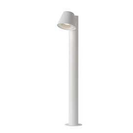 DINGO-LED - Borne extérieur - LED Dim. - GU10 - 1x5W 3000K - IP44 - Blanc