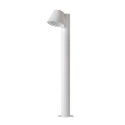 DINGO-LED - Borne extérieur - LED Dim. - GU10 - 1x5W 3000K - IP44 - Blanc