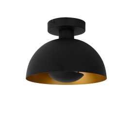 SIEMON - Plafonnier - Ø 25 cm - 1xE27 - Noir 2