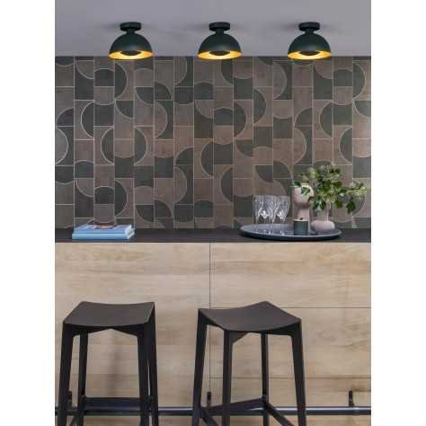 SIEMON - Plafonnier - Ø 25 cm - 1xE27 - Vert