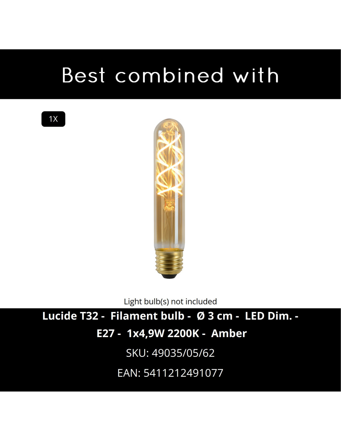 FEDOR - Borne extérieur - 1xE27 - IP44 - Chrome Dépoli