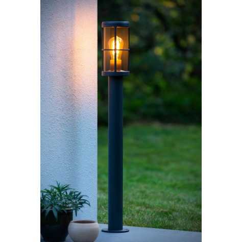 NAVI - Borne extérieur - Ø 12 cm - 1xE27 - IP54 - Anthracite