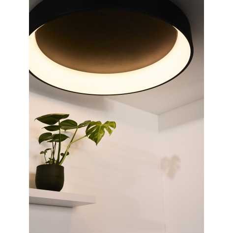 TALOWE LED - Plafonnier - Ø 80 cm - LED Dim. - 1x80W 3000K - Noir