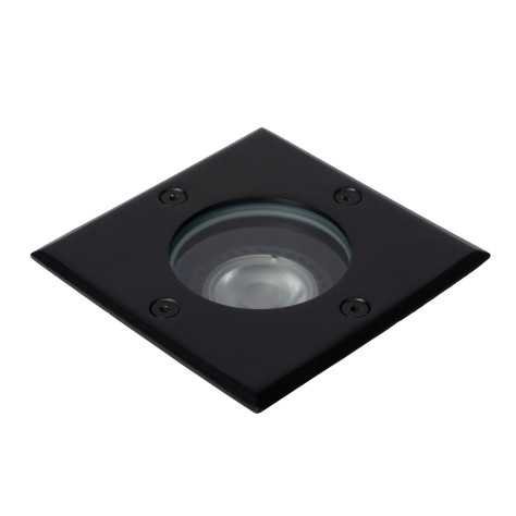 BILTIN - Spot de sol Intérieur/Extérieur - 1xGU10 - IP67 - Noir