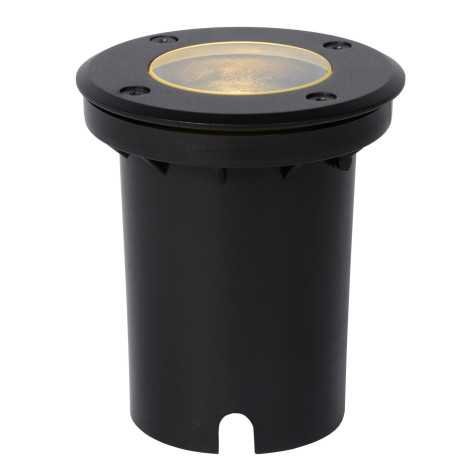 BILTIN - Spot de sol Intérieur/Extérieur - Ø 10,8 cm - 1xGU10 - IP67 - Noir