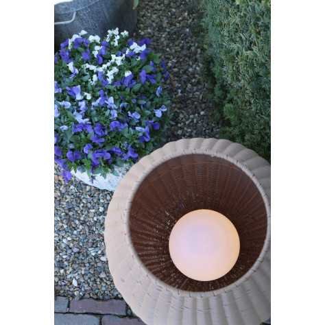 COLIN IP44 - Lampadaire Intérieur/Extérieur Rechargeable - Batterie/Piles - LED Dim. - 1x3W 3000K - IP44 - 3 StepDim -