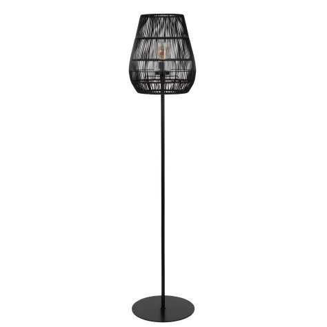 NERIDA - Lampadaire Intérieur/Extérieur - Ø 35 cm - 1xE27 - IP44 - Noir