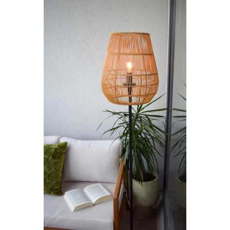 NERIDA - Lampadaire Intérieur/Extérieur - Ø 35 cm - 1xE27 - IP44 - Naturel