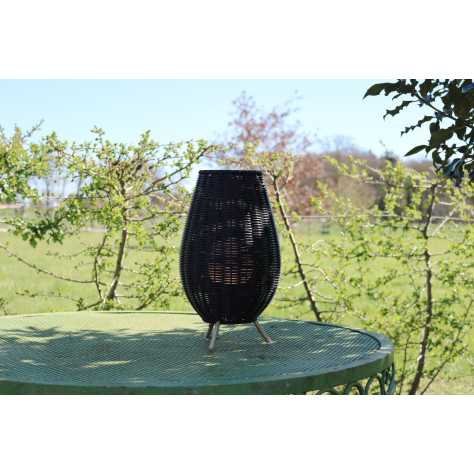 COLIN IP44 - Lampe de table Intérieur/Extérieur Rechargeable - Batterie/Piles - LED Dim. - 1x3W 3000K - IP44 - 3 StepDi