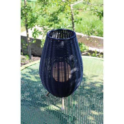 COLIN IP44 - Lampe de table Intérieur/Extérieur Rechargeable - Batterie/Piles - LED Dim. - 1x3W 3000K - IP44 - 3 StepDi