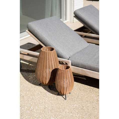 COLIN IP44 - Lampe de table Intérieur/Extérieur Rechargeable - Batterie/Piles - LED Dim. - 1x3W 3000K - IP44 - 3 StepDi