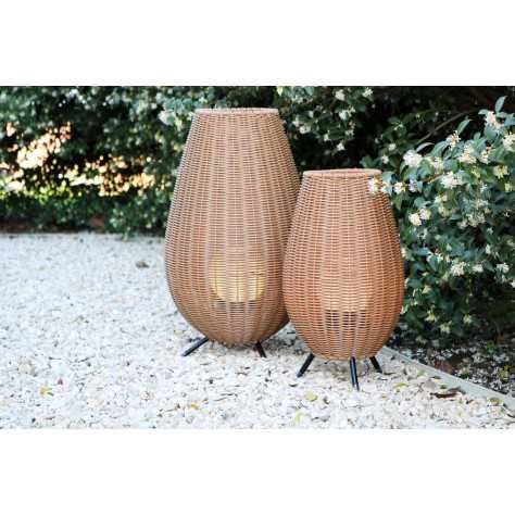 COLIN IP44 - Lampe de table Intérieur/Extérieur Rechargeable - Batterie/Piles - LED Dim. - 1x3W 3000K - IP44 - 3 StepDi