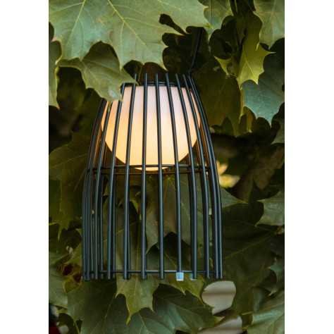 FJARA - Lampe de table Intérieur/Extérieur Rechargeable - Batterie/Piles - Ø 17,5 cm - LED Dim. - 1x0,3W 2800K/3200K -