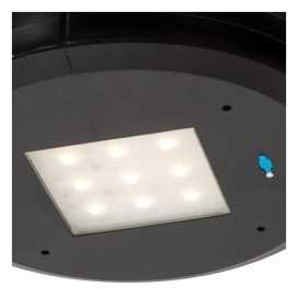 PINGI - Lampe de table Intérieur/Extérieur Rechargeable - Batterie/Piles - Ø 30,5 cm - LED Dim. - 1x3W 3000K - IP44 - T 2