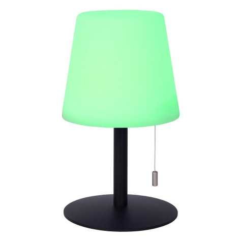 RIO - Lampe de table Intérieur/Extérieur Rechargeable - Batterie/Piles - Ø 15,5 cm - LED Dim. - 1x1,8W 3000K - IP44 - R