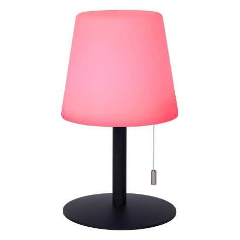 RIO - Lampe de table Intérieur/Extérieur Rechargeable - Batterie/Piles - Ø 15,5 cm - LED Dim. - 1x1,8W 3000K - IP44 - R