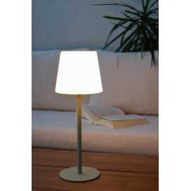 TYON - Lampe de table Intérieur/Extérieur Rechargeable - Batterie/Piles - LED Dim. - IP65 - Vert 2