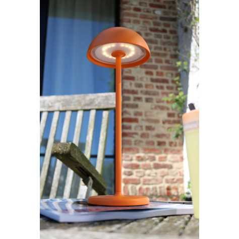 JOY - Lampe de table Intérieur/Extérieur Rechargeable - Batterie/Piles - Ø 12 cm - LED Dim. - 1x1,5W 3000K - IP54 - Ora