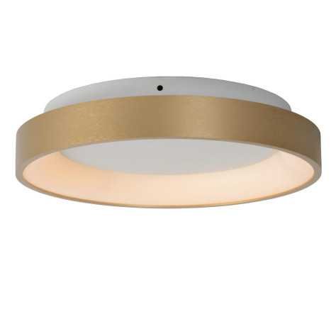 VIDAL - Plafonnier - Ø 28 cm - LED Dim. - 1x20W 2700K - Or Mat / Laiton