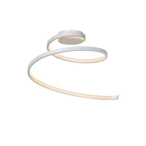 MAXENCE - Plafonnier - Ø 46 cm - LED Dim. - 1x24W 3000K - 3 StepDim - Blanc