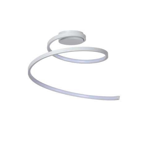 MAXENCE - Plafonnier - Ø 46 cm - LED Dim. - 1x24W 3000K - 3 StepDim - Blanc