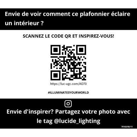 PEARL - Plafonnier - Ø 50 cm - 6xG9 - Chrome