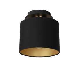 FUDRAL - Plafonnier - Ø 20 cm - 1xE27 - Noir 2