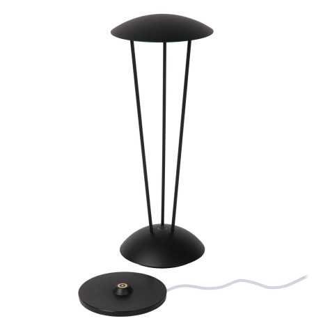 RENEE - Lampe de table Intérieur/Extérieur Rechargeable - Batterie/Piles - Ø 12,3 cm - LED Dim. - 1x2,2W 2700K/3000K -