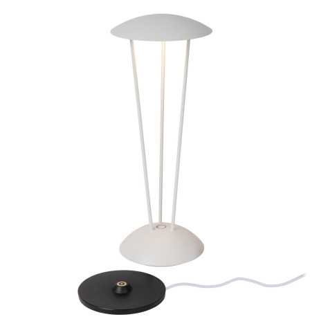 RENEE - Lampe de table Intérieur/Extérieur Rechargeable - Batterie/Piles - Ø 12,3 cm - LED Dim. - 1x2,2W 2700K/3000K -