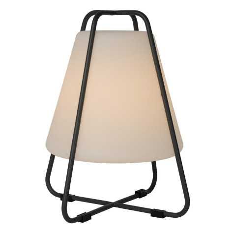 PYRAMID - Lampe de table Intérieur/Extérieur Rechargeable - Batterie/Piles - LED Dim. - 1x2W 2700K - IP54 - Anthracite