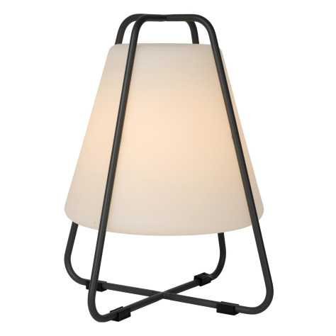 PYRAMID - Lampe de table Intérieur/Extérieur Rechargeable - Batterie/Piles - LED Dim. - 1x2W 2700K - IP54 - Anthracite