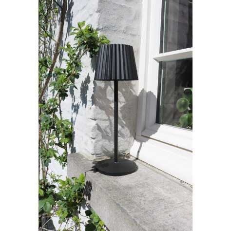 JUSTINE - Lampe de table Intérieur/Extérieur Rechargeable - Batterie/Piles - LED Dim. - 1x2W 2700K - IP54 - Avec statio