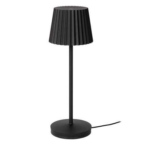 JUSTINE - Lampe de table Intérieur/Extérieur Rechargeable - Batterie/Piles - LED Dim. - 1x2W 2700K - IP54 - Avec statio