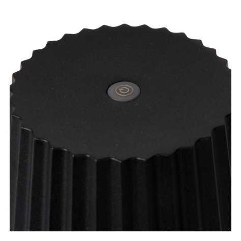 JUSTINE - Lampe de table Intérieur/Extérieur Rechargeable - Batterie/Piles - LED Dim. - 1x2W 2700K - IP54 - Avec statio