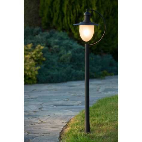 ARUBA - Lanterne / lampadaire exterieur - 1xE27 - IP44 - Noir