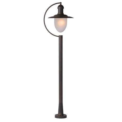 ARUBA - Lanterne / lampadaire exterieur - 1xE27 - IP44 - Rouille